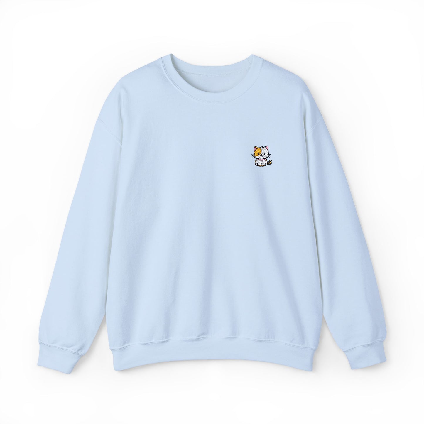 Cozy Cat Graphic Unisex Sweatshirt - Perfect Gift for Animal Lovers