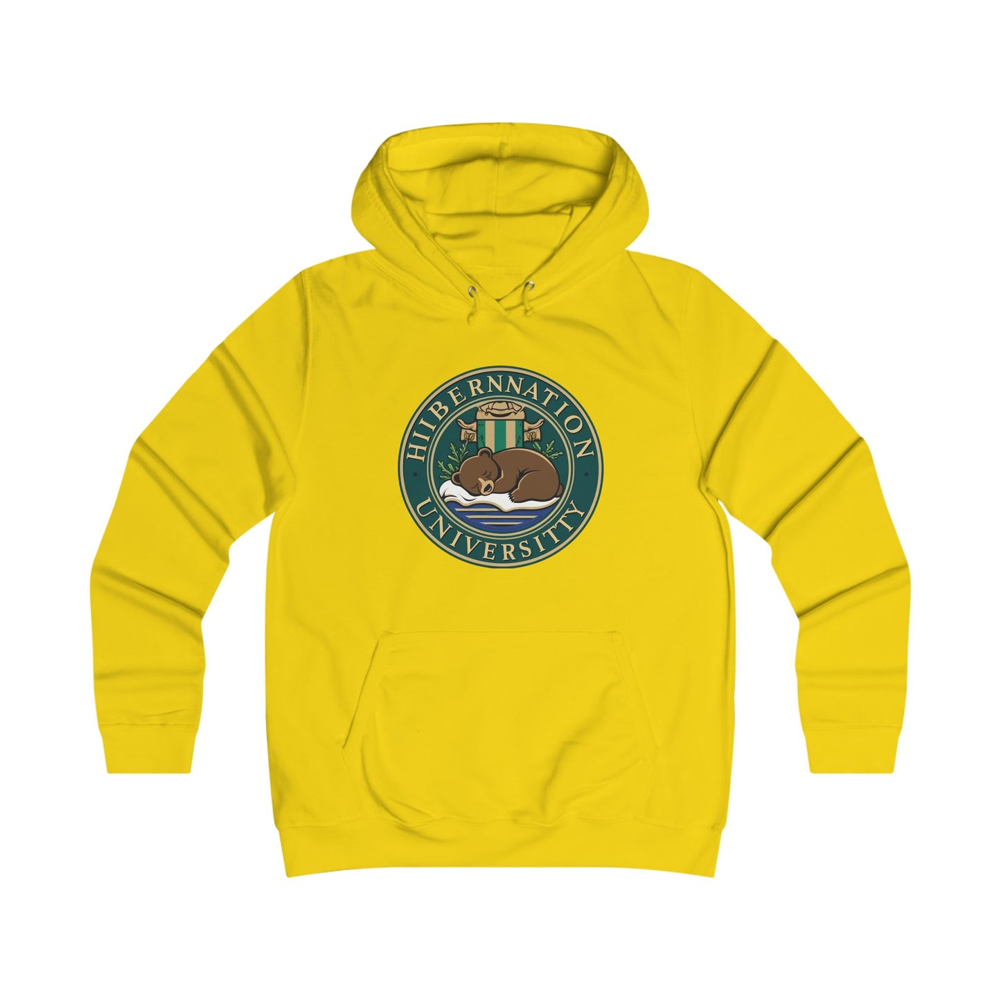 Hibernation University Hoodie - Cozy College Spirit Apparel