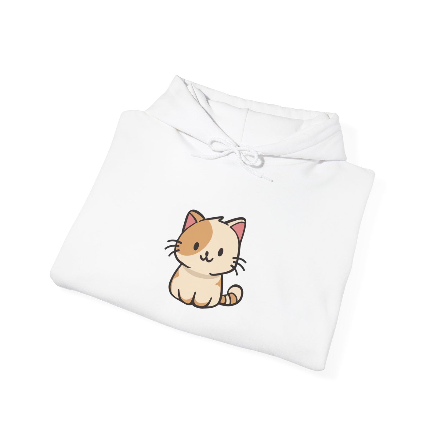 Cute Cat Design Unisex Hooded Sweatshirt - Write Your Own Story