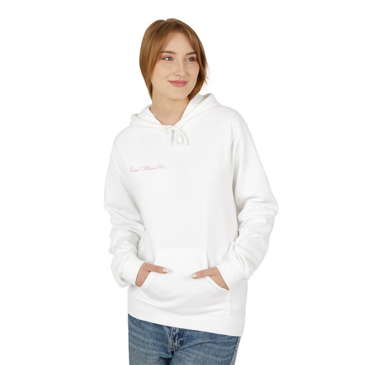 Minimalist 'Dear Future Me' Unisex Fleece Hoodie - Cozy & Thoughtful Gift