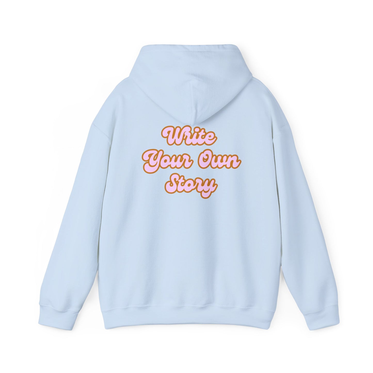 Cute Cat Design Unisex Hooded Sweatshirt - Write Your Own Story