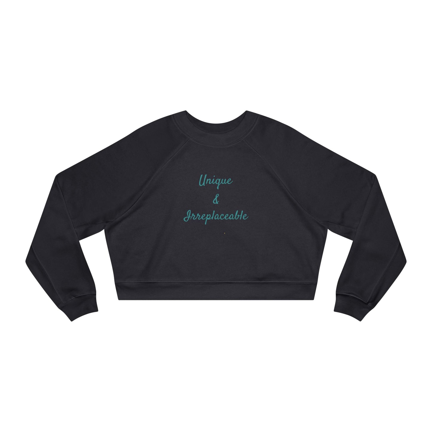 Unique & Irreplaceable Women's Cropped Fleece Pullover | Cozy Streetwear