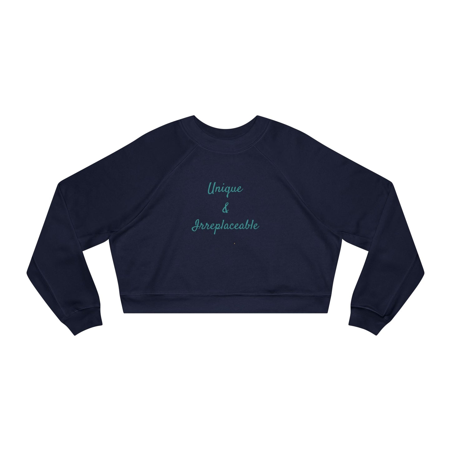 Unique & Irreplaceable Women's Cropped Fleece Pullover | Cozy Streetwear